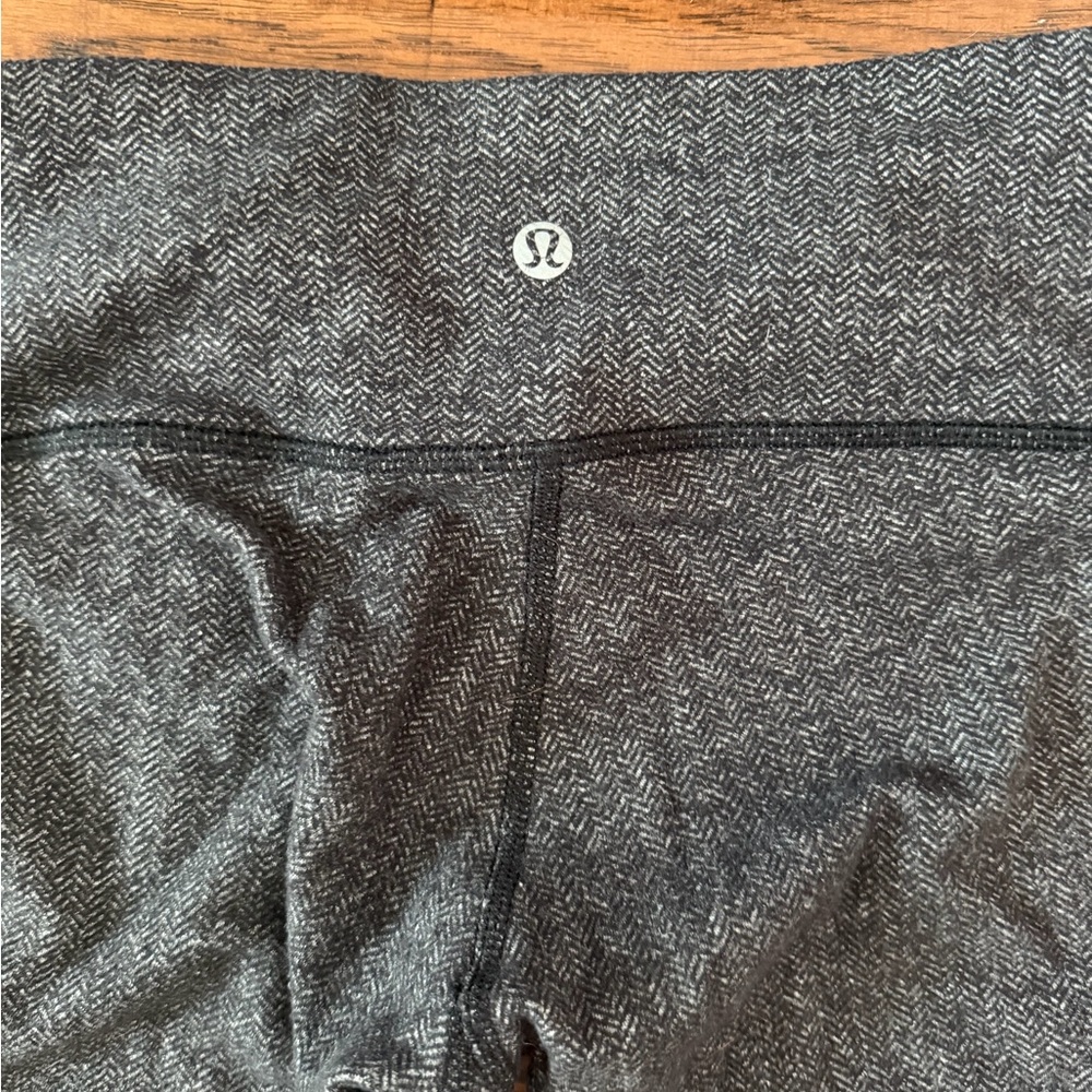 lululemon athletica Gray Herringbone Leggings